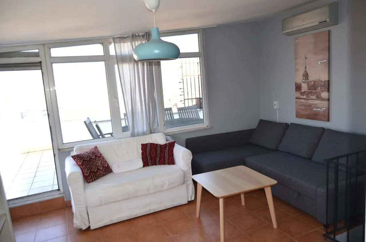 6 Romantic City View Flat With Terrace Apartment Istanbul